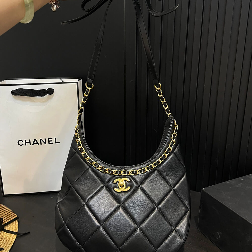 Ch**el  Hobo Handbag(HIGH-END GRADE)